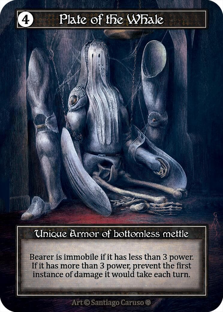 Plate of the Whale (Foil) — Gothic card