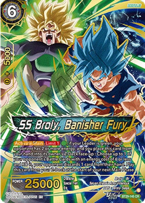 SS Broly, Banisher Fury — Fearsome Rivals card