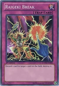 Raigeki Break — Legendary Collection 3: Yugi's World card
