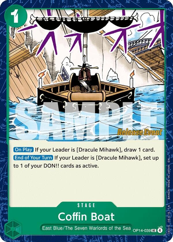 Coffin Boat — The Azure Sea's Seven Release Event Cards card