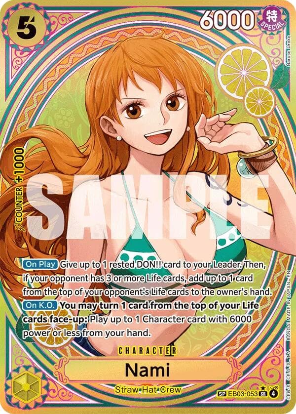 Nami (053) (SP) — Extra Booster: One Piece Heroines Edition card