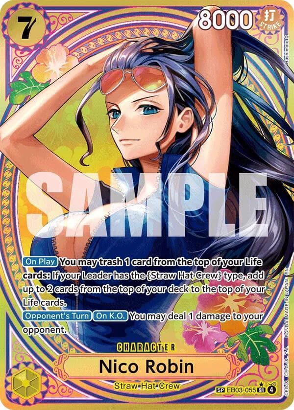 Nico Robin (055) (SP) — Extra Booster: One Piece Heroines Edition card