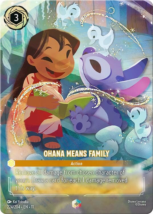 Ohana Means Family (Enchanted) — Winterspell card