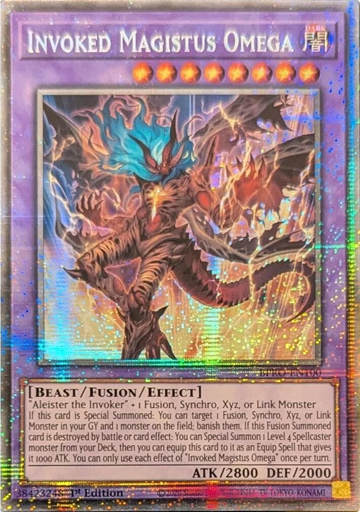 Invoked Magistus Omega (Starlight Rare) — Burst Protocol card