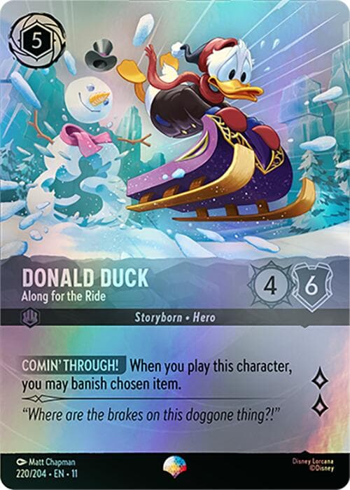 Donald Duck - Along for the Ride (Epic) — Winterspell card