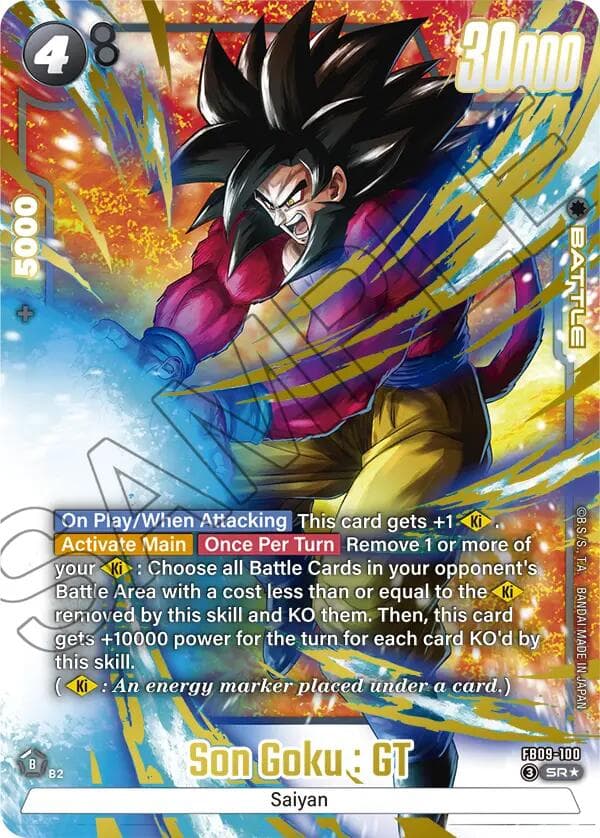 Son Goku : GT - FB09-100 (Alternate Art) — Dual Evolution card