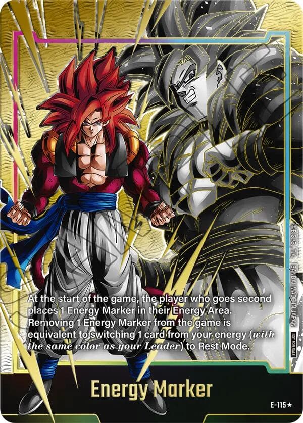 Energy Marker (E-115) (Gold) — Fusion World Energy Markers card