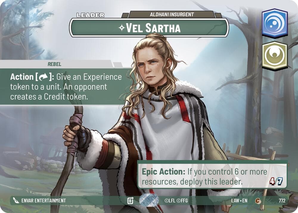 Vel Sartha - Aldhani Insurgent (Showcase) — A Lawless Time card