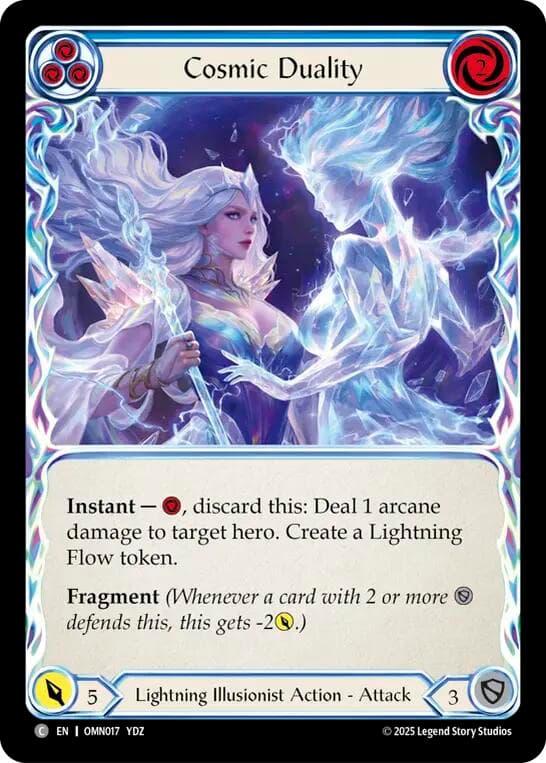 Cosmic Duality (Blue) — Omens of the Third Age card