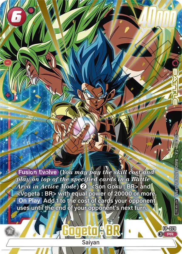 Gogeta : BR (2nd Anniversary Pack) — Fusion World Promotion Cards and Packs card