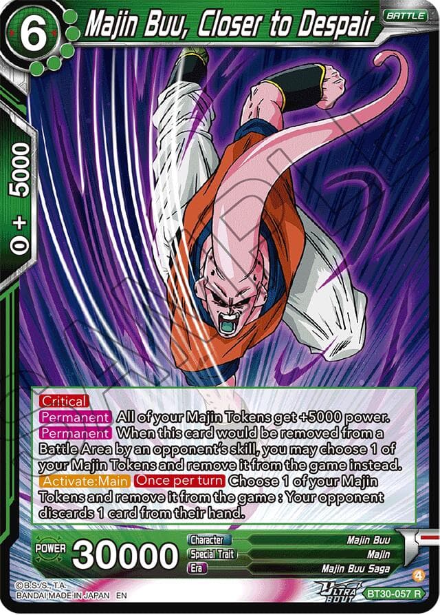 Majin Buu, Closer to Despair — Three Glorious Fighters card