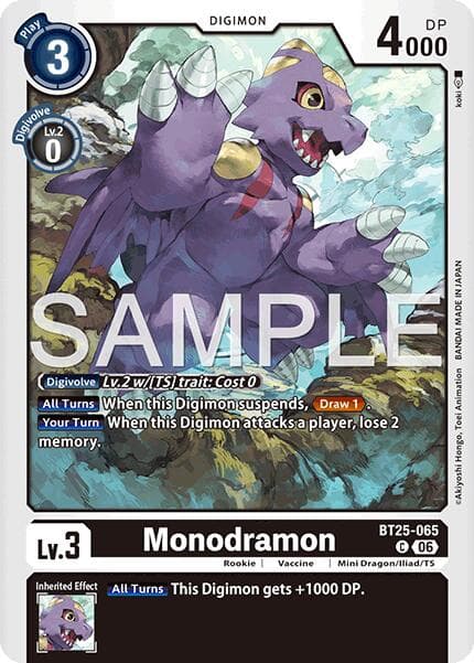 Monodramon — Dual Revolution card