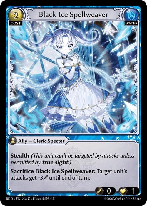 Black Ice Spellweaver — Radiant Origins card