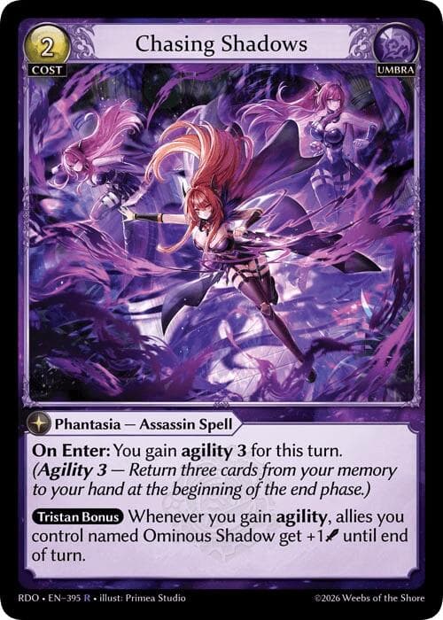 Chasing Shadows — Radiant Origins card