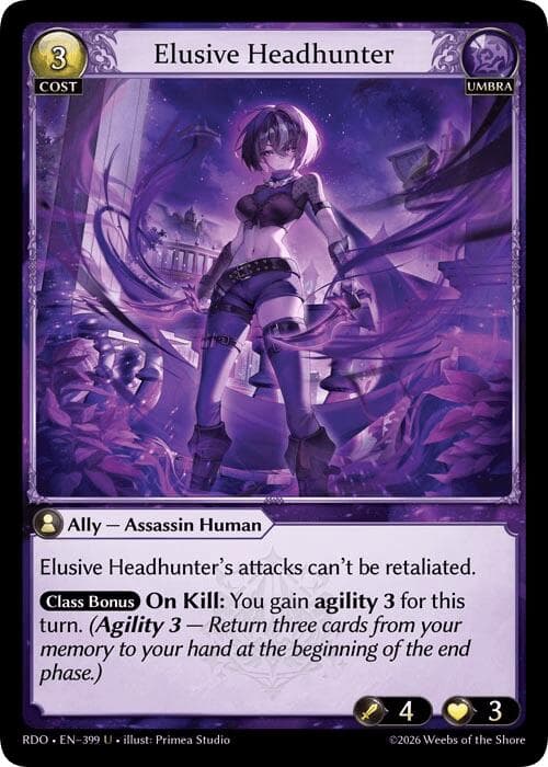 Elusive Headhunter — Radiant Origins card