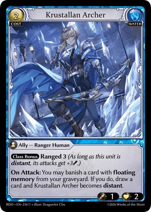 Krustallan Archer — Radiant Origins card