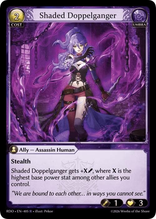 Shaded Doppelganger — Radiant Origins card