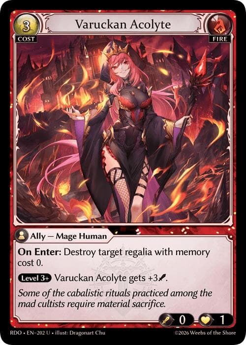 Varuckan Acolyte — Radiant Origins card