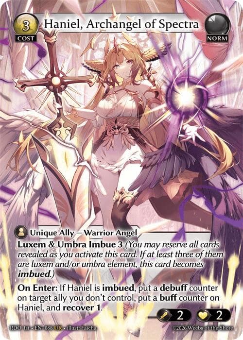 Haniel, Archangel of Spectra — Radiant Origins card
