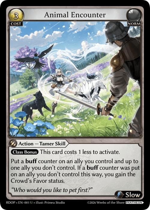 Animal Encounter — Radiant Origins: Pantheon card