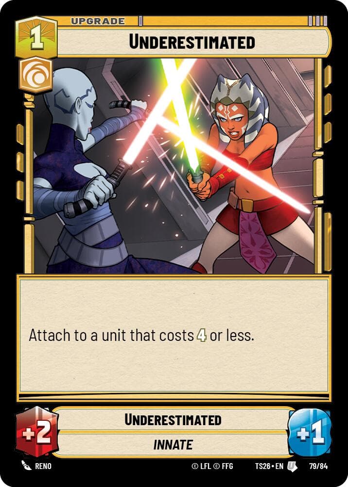 Underestimated — Twin Suns card