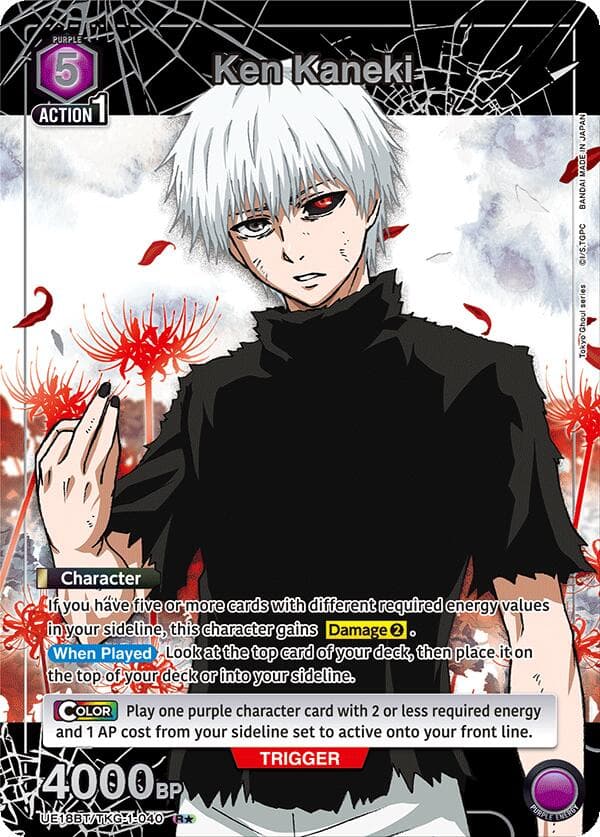 Ken Kaneki (040) (R*) — UE18BT: Tokyo Ghoul card