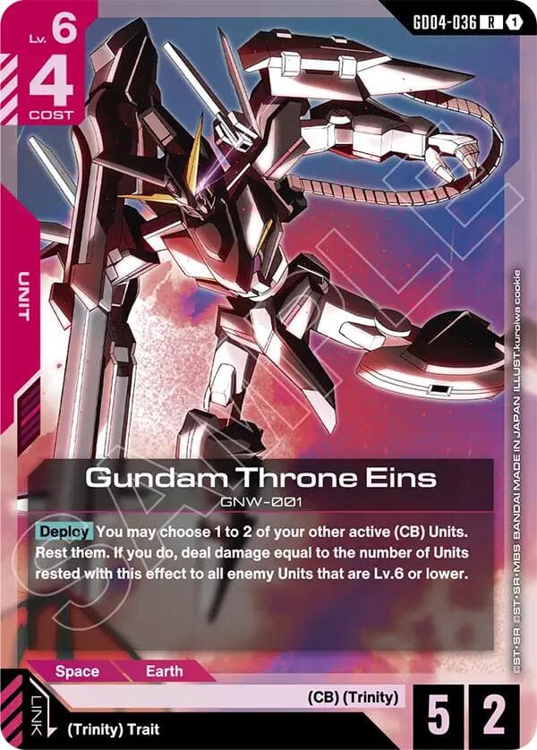 Gundam Throne Eins — Phantom Aria card