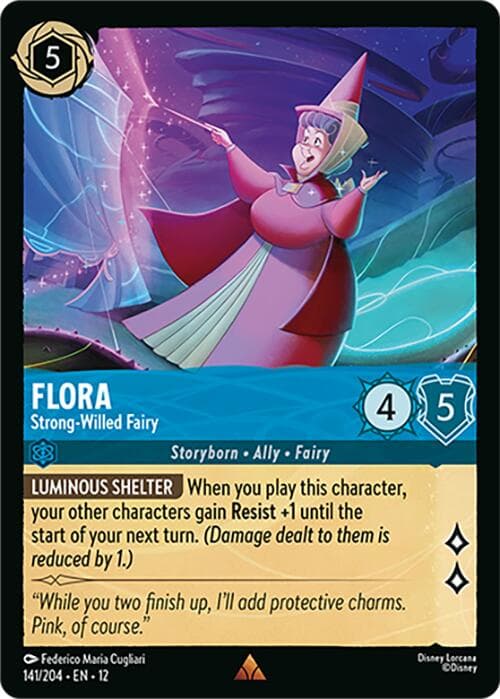 Flora - Strong-Willed Fairy — Wilds Unknown card