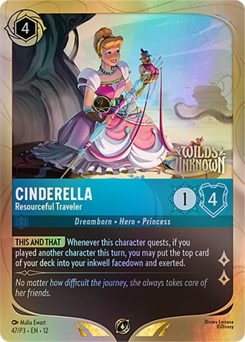 Cinderella - Resourceful Traveler — Disney Lorcana Promo Cards card