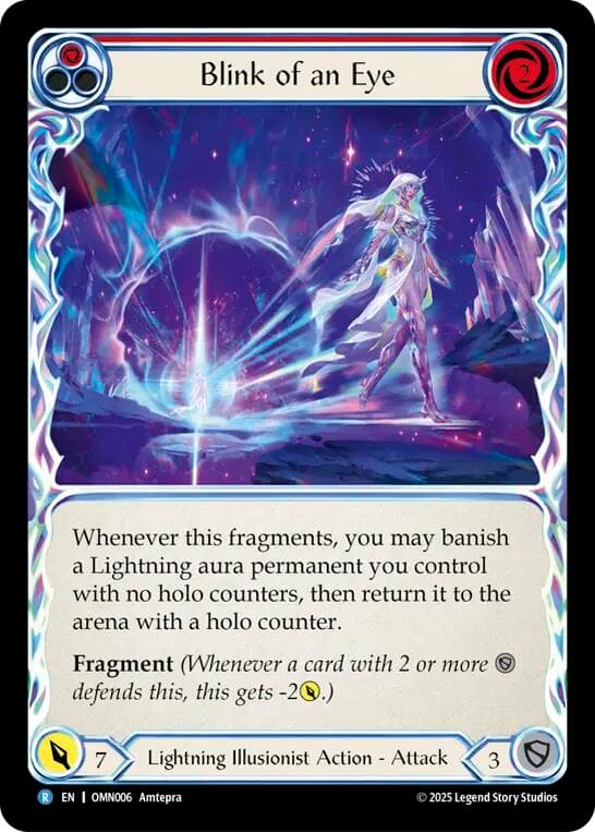 Blink of an Eye — Omens of the Third Age card