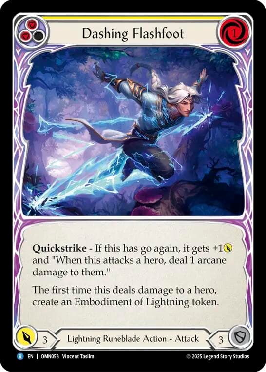 Dashing Flashfoot — Omens of the Third Age card