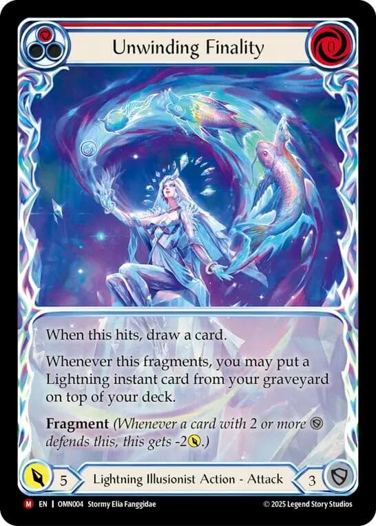 Unwinding Finality (Extended Art) — Omens of the Third Age card
