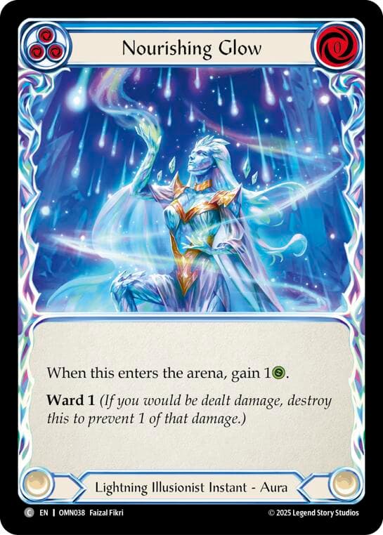 Nourishing Glow (Blue) — Omens of the Third Age card