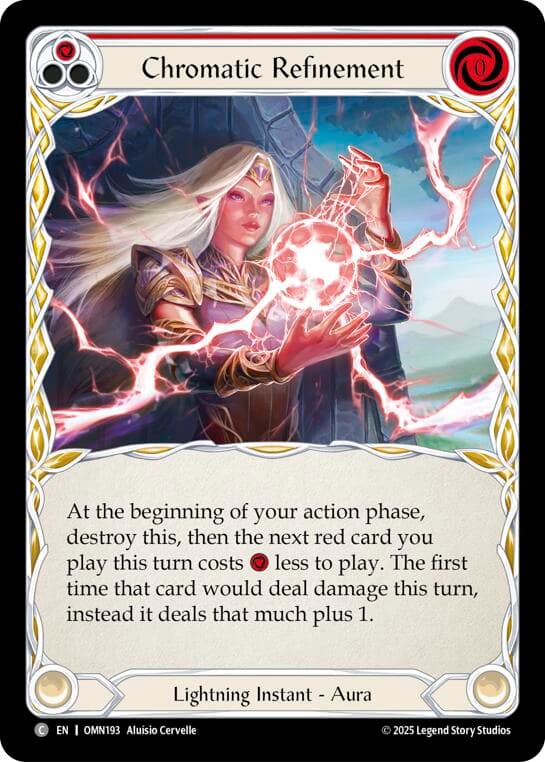 Chromatic Refinement (Red) — Omens of the Third Age card