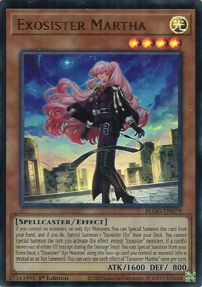 Exosister Martha — Battles of Legend: Glorious Gallery card