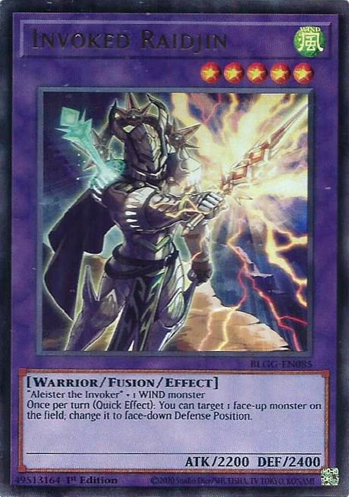 Invoked Raidjin — Battles of Legend: Glorious Gallery card