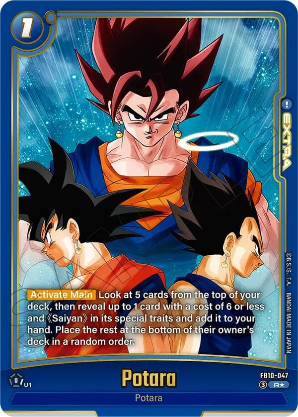 Potara (Alternate Art) — Cross Force card