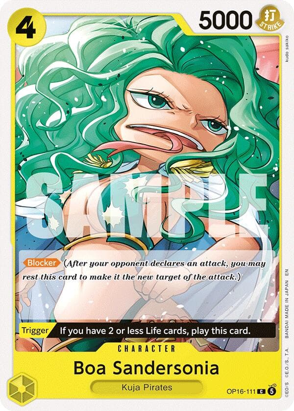 Boa Sandersonia — The Time of Battle card