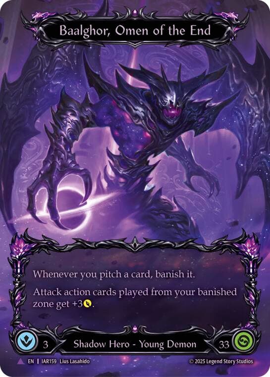 Baalghor, Omen of the End (Marvel) — Omens of the Third Age card