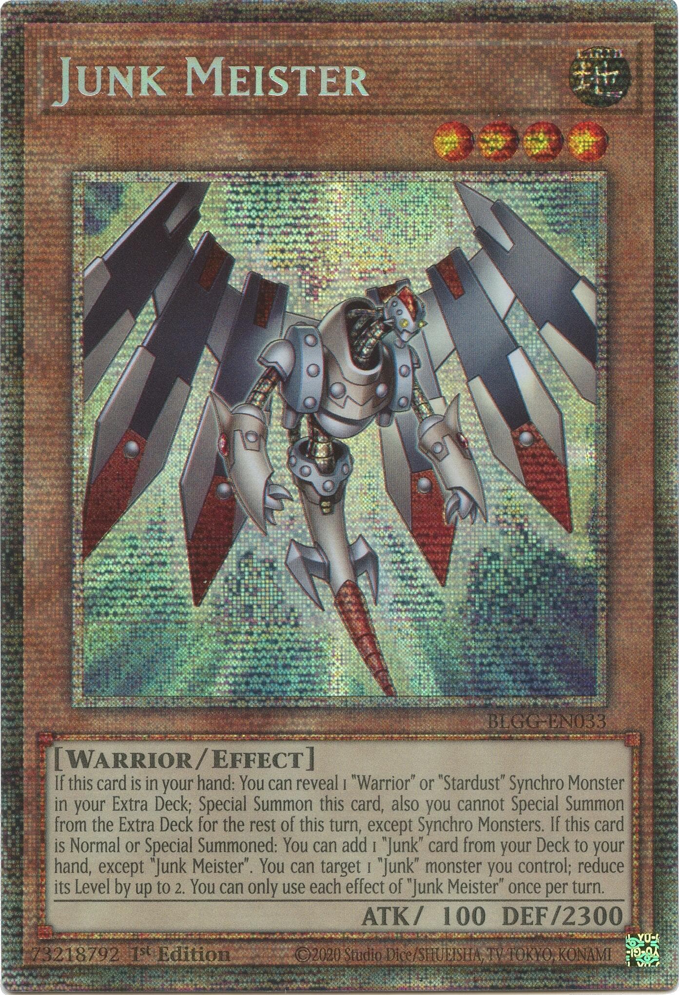 Junk Meister (Starlight Rare) — Battles of Legend: Glorious Gallery card