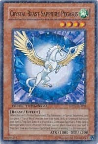 Crystal Beast Sapphire Pegasus — Duel Terminal - Preview card