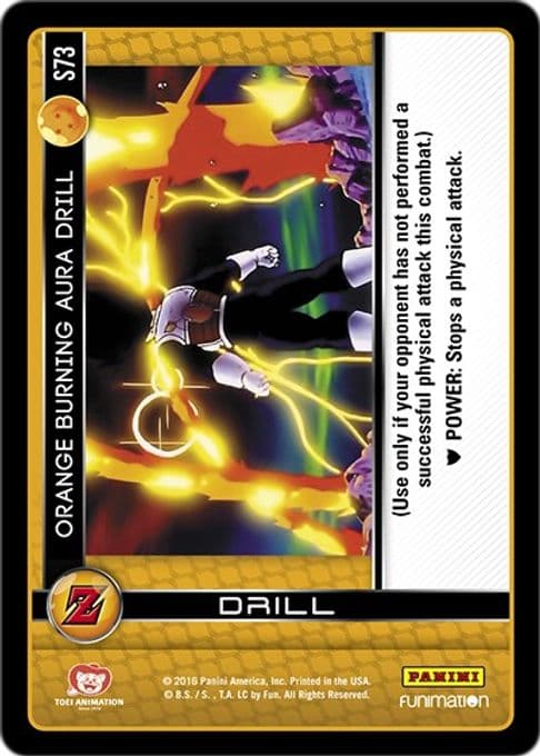 Orange Burning Aura Drill