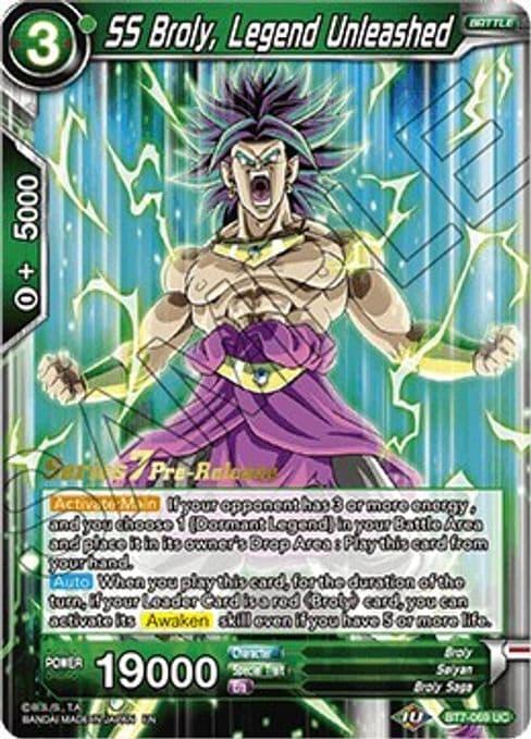 SS Broly, Legend Unleashed