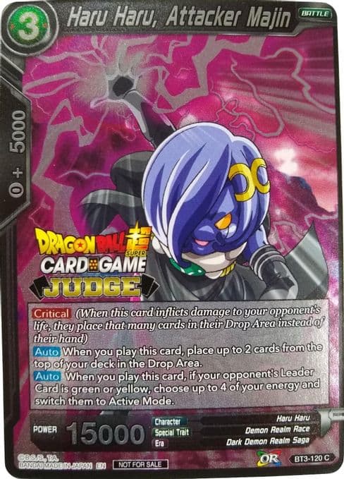 Haru Haru, Attacker Majin