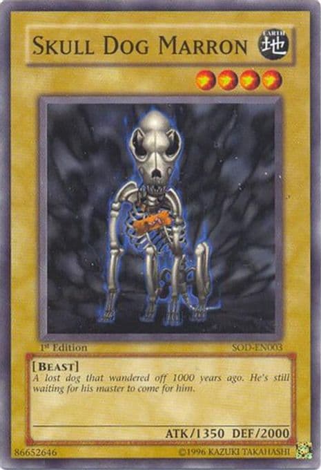 Skull Dog Marron