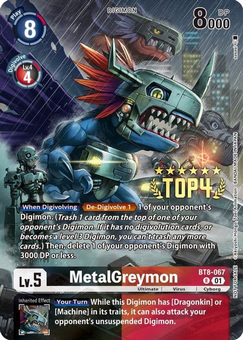 MetalGreymon (Digimon 3-On-3 Top 4)