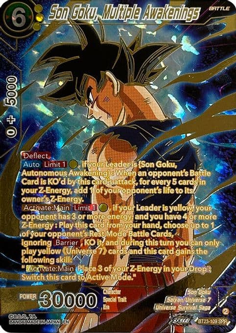 Son Goku, Multiple Awakenings (SPR)