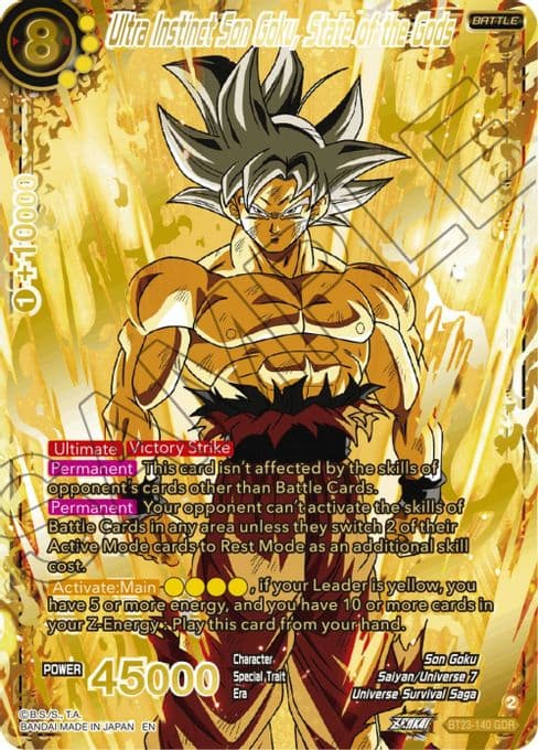 Ultra Instinct Son Goku, State of the Gods (GDR)