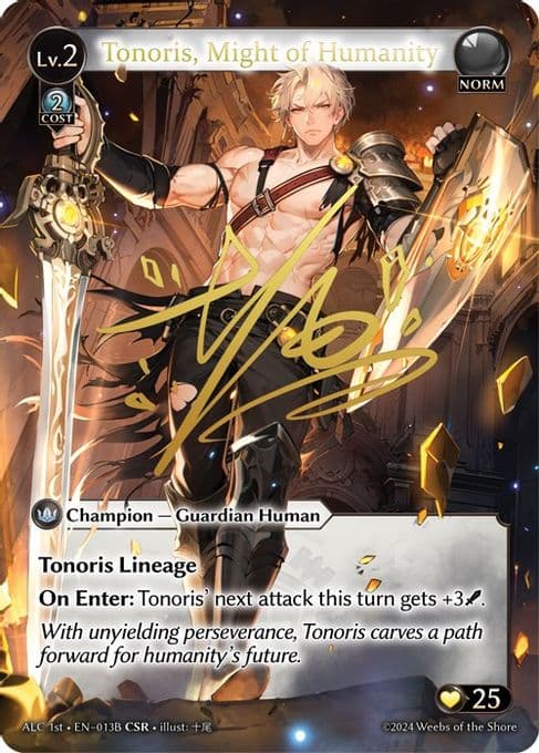 Tonoris, Might of Humanity (CSR) (013B) (ALC1E)