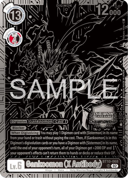 Gankoomon (X Antibody) (2023 Championship Finals 2nd Place)